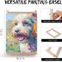 LEYEMO Acrylic Paint Set for Kids, Art Supplies Painting Kit with18 Acrylic Paints, 5 Canvas, 8 Paint Brushes, Easel, Palette ETE, Paint Set Gifts for Adults & Artist