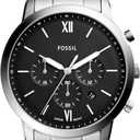 Fossil Men's Watch, Neutra Quartz Stainless Steel Chronograph Watch for Men (44MM)