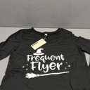 Roshop Thanksgiving Shirts Women's Long Sleeve Fall Holiday Turkey Outfits Raglan Shirts
, Black , M