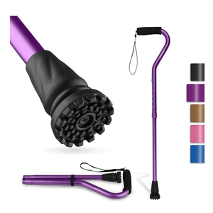 GPTCAMP Walking Cane and Walking Stick for Men Women,Lightweight Folding Canes with Offset Soft Cushioned Handle,Adjustable & Collapsible,Mobility & Leg Surgery Recovery