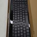 LeadsaiL Wireless Keyboard and Mouse Combo, Wireless USB Mouse and Computer Keyboard Set, Compact and Silent for Windows Laptop, Desktop, PC (Black)
