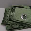 MIULEE Velvet Curtains Olive Green Elegant Long Grommet Curtains Black Out Thermal Insulated Soundproof Room Darkening Drapes for Classical Living Room Bedroom Decor 52 x 96 Inch Length 2 Panels Set