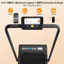 BARWING Foldable Incline Walking Pad 3.0/3.5 HP Treadmills for Home, 7.5/8.5 MPH Under Desk Treadmill with Handles, Foldable Treadmill with Quiet Brushless, 330 LBS Weight Capacity