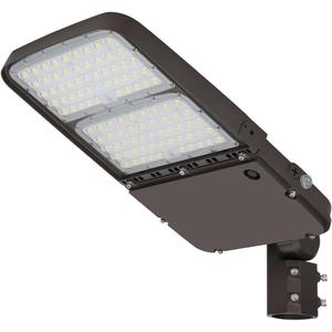 300W LED Parking Lot Light with Dusk to Dawn Photocell, Outdoor LED Pole Lights with Slipfitter, 45000LM 150LM/W 5000K 100-277V IP65 Dimmable, Power Selectable (300W/240W/200W) ETL 300W LED Parking Lot Light with Dusk to Dawn Photocell, Outdoor LED Pole Lights with Slipfitter, 45000LM 150LM/W 5000K 100-277V IP65 Dimmable, Power Selectable (300W/240W/200W) ETL