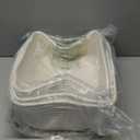 Large Shallow Organizing Baskets 15x11x5.1 Inches - Rope Woven Storage Bins for Bathroom, Shelves, Cube Closet, Off White 3 Packs