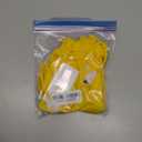 Bonneuitbebe Women's Bikini Bottoms Full Coverage Swim Bottoms Mid Waisted Swimsuit Bathing Suit Bottom (Medium, Tangerune Yellow)