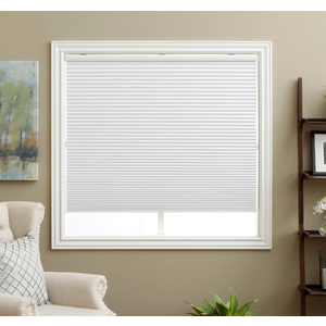 Cellular Shades Cordless Blackout Honeycomb Blinds Fabric Window Shades White(Blackout), 46" W x 48" H