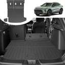 Cargo Mat for 2024-2026 Chevy Trax/Buick Envista, All Weather TPE Cargo Mat with 3rd Seat Back Cover and Left Storage Mat for Chevy Trax Accessories