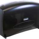 Kimberly Clark Professional Combo Unit Toilet Paper Dispenser (09551), Cored Standard Roll Compatible, Smoke (Black), 13.1" x 20.4" x 5.8", 1 / Case