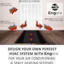Engera Return Air Grille - Sidewall and Ceiling - HVAC Vent Duct Cover Diffuser - White 30" x 34" [Outer Dims: 31.75w X 35.75"h]