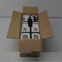 Black Crystal Pendant Light for Kitchen Island, Luxury Water Ripple Glass Chandelier Lights Fixture, Modern Elegant Pendant Lighting for Dining Room, Bedroom, Hallway, and Entry, E26 Bulb, L7'' x H14.4''