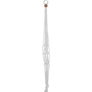 Primitive Planters 36" White Macrame Plant Hanger