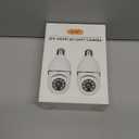 Light Bulb 1080P Security Wireless Camera Wifi Smart for home surveillance Screw into the E27 light bulb socket Spotlight Alarm Color night vision Two-way talk Motion Alarm PTZ 360 Degree(2packs）