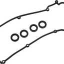 X AUTOHAUX 1 Set VS50593R Engine Valve Cover Gasket for Hyundai Accent Base 2003-2004 for Hyundai Accent GL 2001-2004