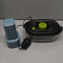 FoodSaver Mini Handheld Vacuum Sealer Machine with Marinate Setting & Charging Dock | Cordless Food Vacuum Sealer for Freezer, Storage, Sous Vide, Meal Prep | Blue