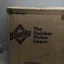 Bounty Paper Towels Quick Size, White, 16 Family Rolls = 40 Regular Rolls (16 Rolls (107 Sheets each))