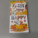 Thanksgiving Decor Box Sign Shelf Cubicle Accessories, Fall Turkey Pumpkin Table Decor Thanksgiving Harvest Autumn Decoration Home Office Room Kitchen Fall Sign Decor, Happy Thanksgiving 5x5inch