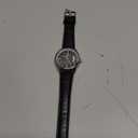 VIGOROSO Men's Mechanical Watches Day Date Black Leather Automatic Self Winding Watch for Men