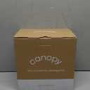 Canopy Bedside Evaporative Humidifier - 36 HR Run Time, 2.5L Capacity - No Mist - Help Alleviate Symptoms of Allergies, Flu, Cold, Dry Skin Includes Humidifier, Unwind Aroma, Filter - White
