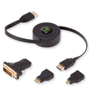 Cable HDMI Adapters | Mini HDMI, Micro HDMI, and DVI Adapters | Retractable Adapter HDMI Cable