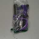 Kammoy 6-Tubes Tension Rope, Multifunction Elastic Yoga Pedal Puller Resistance Band, Natural Latex Tension Rope Fitness Equipment, for Abdomen, Waist, Arm, Leg Stretching Slimming Training (Purple)