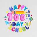 100 Days of School Shirt for Women:Crew Neck Short Sleeve Teacher Higher Quality T-Shirt (L)