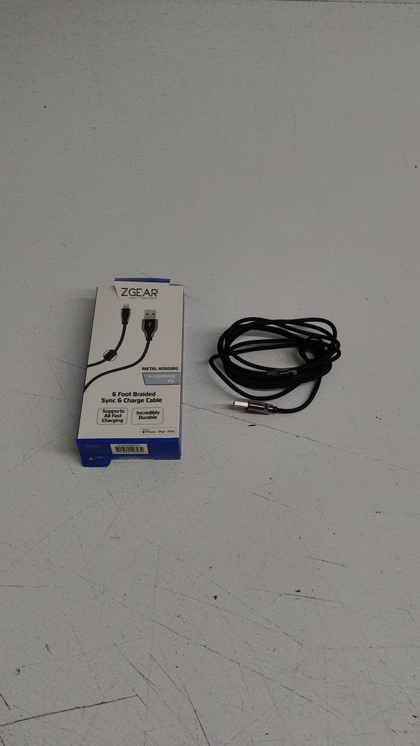 6 Foot Braided Sync & Change Cable for Lightning Tip