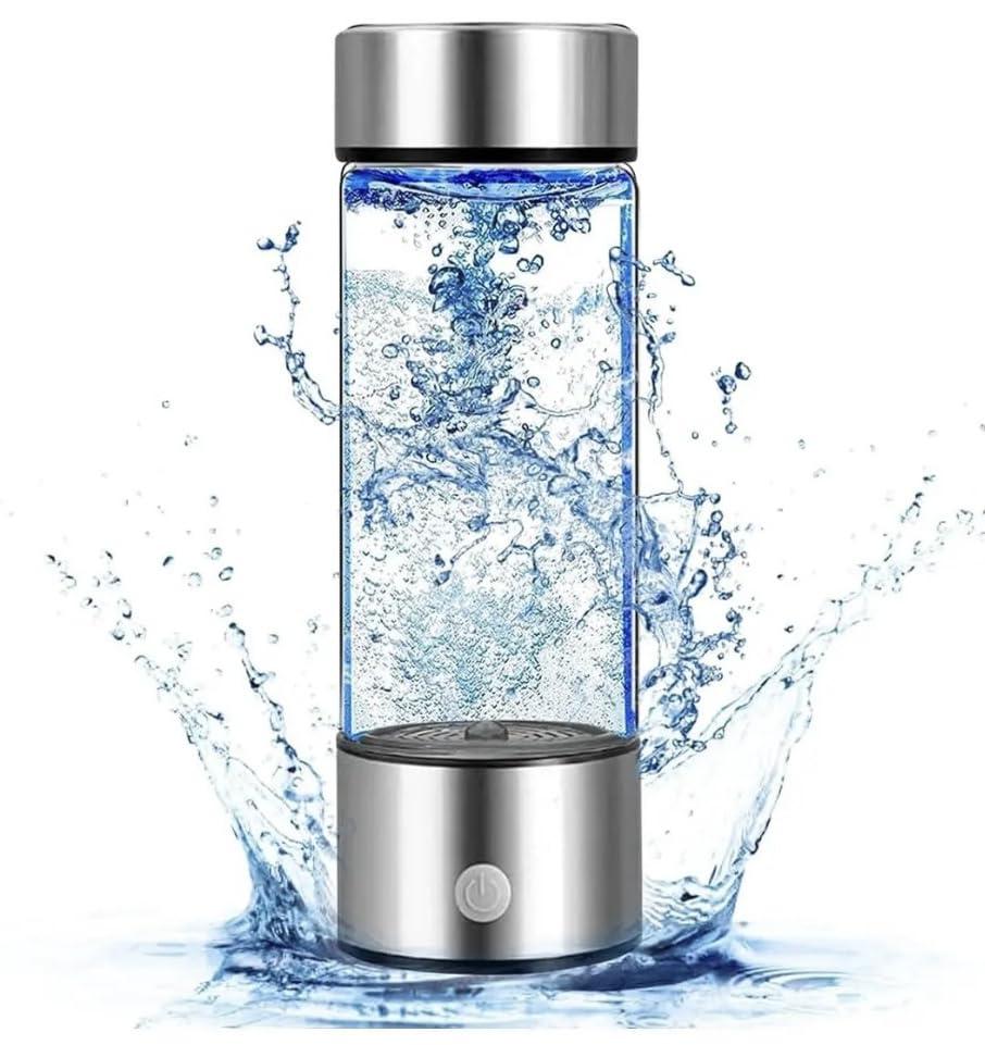 LifeWater Portable Rechargeable Hydrogen Water Bottle, Ionizer Machine with SPE/PEM Technology, for Home, Office, Travel & Fitness Drinking