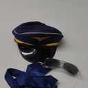 Beelittle Airline Pilot Captain Costume Kit Pilot Dress up Accessory Set with Aviator Sunglasses (Navy1)