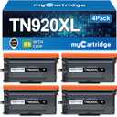 TN920XL TN920 Toner Cartridge Compatible Replacement for Brother TN 920 TN920XXL TN-920XL TN920UXXL Toner for HL-L6210DW HL-L5210DW HL-5915DW HL-L6210DWT HL-L5210DN High Yield Printer Ink 4 Pack