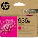 HP 936e EvoMore High Yield Magenta Ink Cartridge | Works OfficeJet 9120 Series, OfficeJet Pro 9100 Series, OfficeJet Pro Wide Format 9700 Series | Carbon Neutral | 4S6V4LN