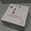 KOIOS 5-in-1 Hand Immersion Blender, 1000W 12 Speed Handheld Blender Stick with Copper Motor Stainless Steel Blade, 600ml Mixing Beaker,500ml Food Processor, Whisk, Milk Frother, Non-BPA, Red