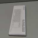 INFINMIND Wireless Bluetooth Touchpad Keyboard with 3-Device(1*USB,2*BT) Portable Computer Keyboard for Laptop,Tablet,Mac,Windows,Android,Chrome OS