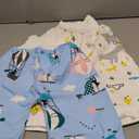 2 Packs Waterproof Diaper Pants Potty Training Cloth Diaper Pants for Baby Boy and Girl Night Time (Blue, 4-8T)