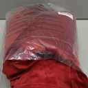 NICETOWN Christmas Red Velvet Blackout Curtains 84 inches Long 2 Panels for Bedroom, Wall Decor Soundproof Privacy Protection Panels for Home Theatre/Film Room/Stage (Rod Pocket Design)