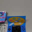 Handheld Game for Kids -Preloaded 220 Retro Video Games, Portable Gaming Player with Rechargeable Battery 3.0" LCD Screen, Mini Arcade Electronic Toy Gifts for Boys Girls (Blue)