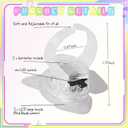 24PCS Video Handle Game Ring Light Glow in the Dark Light Up Gifts Gamer Birthday Party Decorations Supplies School Party Classroom Prizes