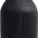 Black Rustic Large Wooden Vase for Home Decor, Vintage Floor Tall Flower Vase Distressed Farmhouse Decor for Living Room Entryway Table Centerpieces,Shelf,Kitchen,Wedding,Wabi-Sabi