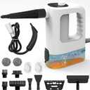 Handheld Steam Cleaner, 15s Instant Heat, 400ML Tank, Portable Steamer for Grout, Floor, Couch, Furniture, Kitchen, Lockable, Refill Anytime