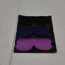LKY DIGITAL Sleep Mask for Side Sleeper 3 Pack, Blackout 3D Eye Mask for Sleeping, Night Blindfold for Men Women (Black & Blue & Purple)