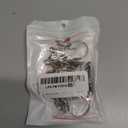 Outus White 4 Pack Hanging Chain for Bird Feeders, Planters, Lanterns, Wind Chimes, Decorative Ornaments and Birdbaths Basket Extender Chain Outdoor Indoor (9.5 Inch)