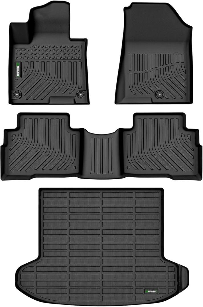 ANBINGOFloor Mats Fit for Kia Sportage Hybrid 2023-2025 All Weather Mats for Kia Sportage Hybrid TPE Car Matt Rugs for Sportage Hybrid Rubber Trunk Carpet for Sportage Hybrid Automotive Accessories