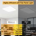 4 Pack 2x4 LED Flat Panel Light Drop Ceiling Office Fixture,9576LM, 30W/40W/50W/60W/72W Selectable,3000K/3500K/4000K/5000K/6500K 5CCT,Dimmable (0-10V) for Shop,Commercial Warehouse,ETL Listed