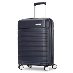 Samsonite Elevation Plus - Carry-On Hardside Luggage - Scratch Resistant Polypropylene Shell, RightHeight Adjustable Handle, Integrated AirTag Holder, TSA Lock, WetPak Compartment - Midnight Blue
