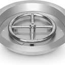 Stanbroil 13-Inch Drop-in Fire Pit Burner Pan, Round Fire Pit Insert for Propane & Natural Gas DIY Fire Table, Stainless Steel Firepit, BTU 88,000 Max