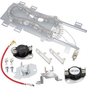 Dryer Heating Element Kit Replace for Whirlpool WED86HEBW0 WED92HEFC0 WED8740DW1 WED75HEFW0 WED87HEDW1 WED9050XW1 WED8300SW1 WED7590FW0 WED85HEFC0 WED87HEDC1 WED88HEAC0