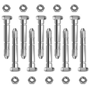 10 Pack Snowblower Shear Bolts 51001500 | 2-1/8" X 5/16" Shear Pin Bolt Kit Compatible with Arie-ns 2 Stage Snow Thrower Auger Replacement for 510015, 51001500, AM122156, AM1369890, 3285-11 (10)