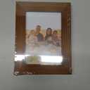 Renditions Gallery 3.5x5 inch Picture Frame Modern Style Wood Pattern and High Definition Glass Ready for Wall and Tabletop Photo Display, Walnut Frame