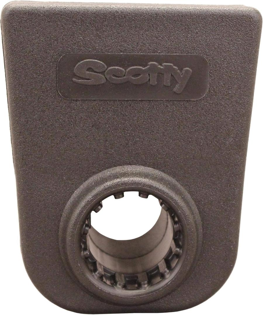 Scotty Rail Mounting Adapter 7/8in Round Rail, Black, 287