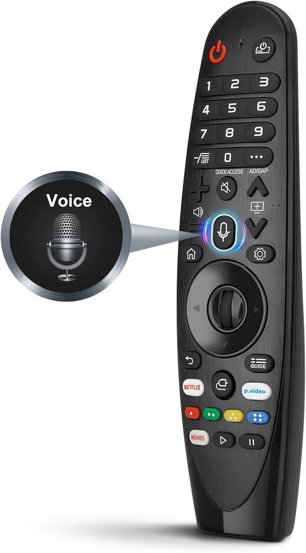 Voice Magic Remote for LG-Smart-TV-Remote Control Replacement, AKB75855501 AN-MR20GA MR19BA MR18BA MR650A with Voice Recognition and Pointer Function